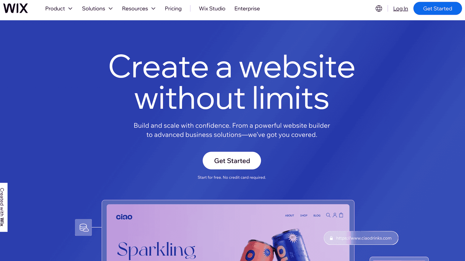 Wix is a popular tool to create a website without coding